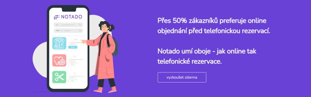 NOTADO rezervační systém online